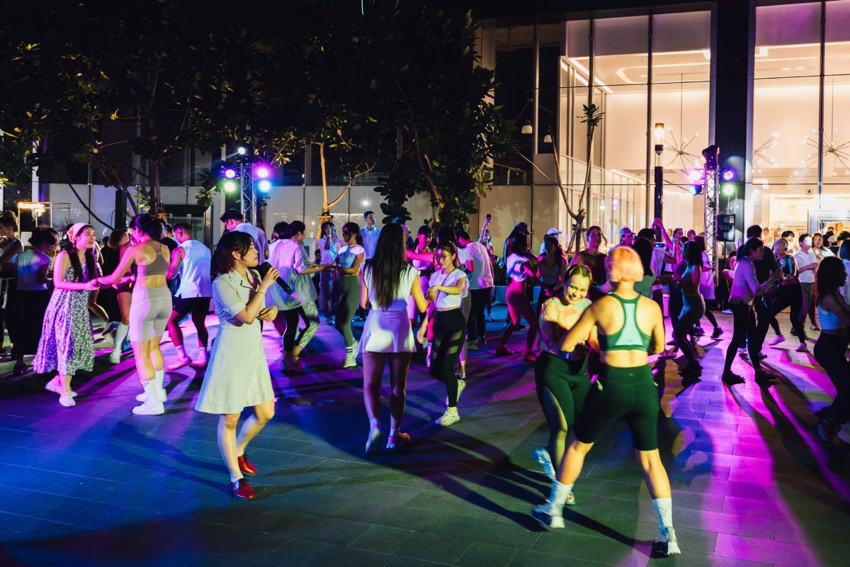 SHE RISES: Brew Yoga Swing Dance Party. Celebrating Women's Strength, Body and Soul in Bangkok's Rooftop Garden at The PARQ.