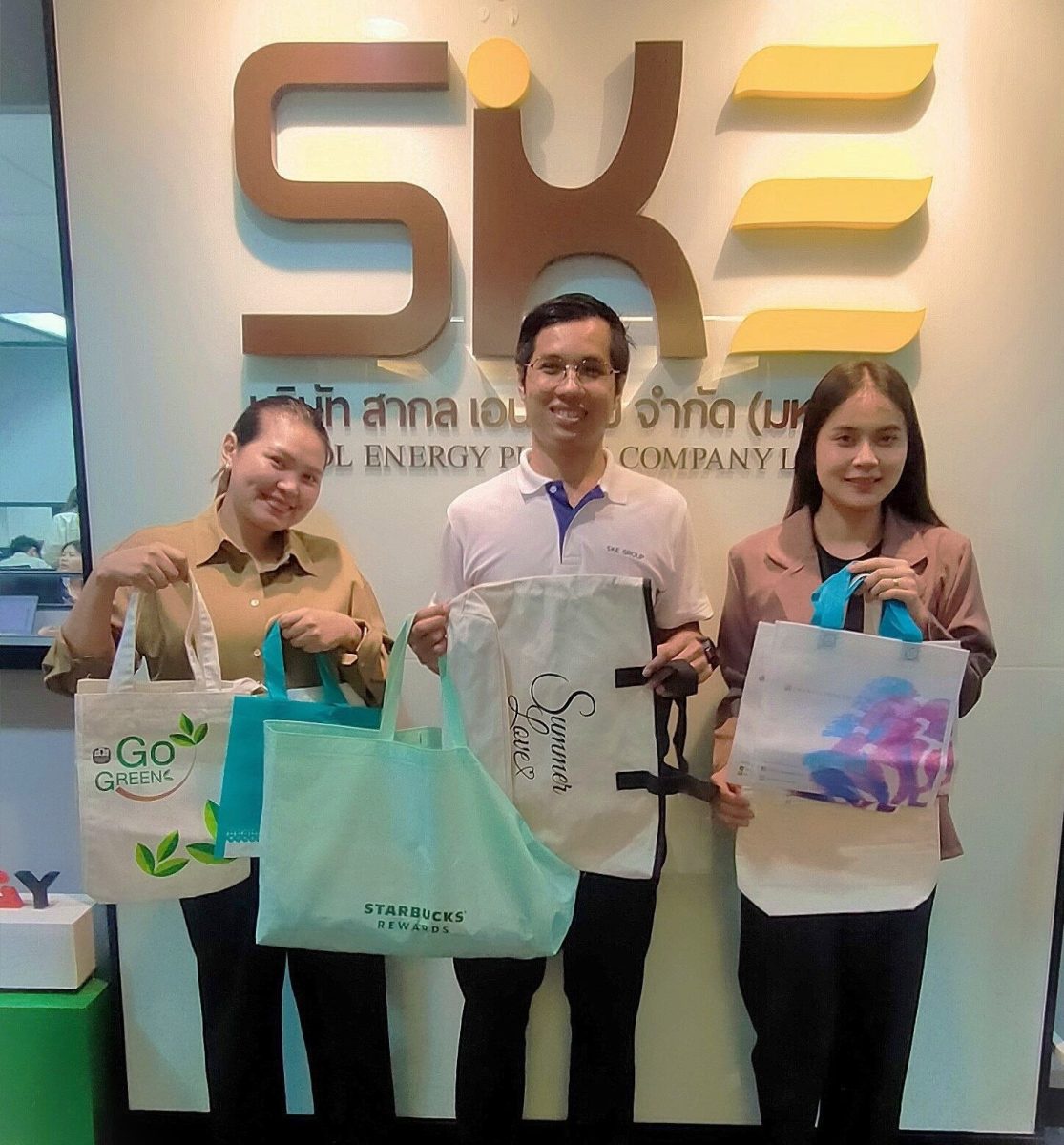 SKE Group x กิจกรรมรักษ์โลกถุงผ้าใช้ซ้ำ