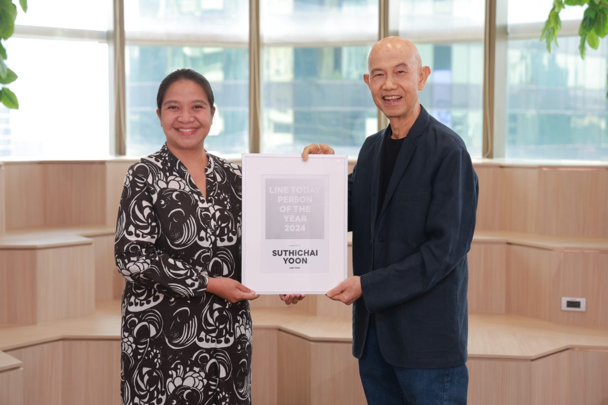 LINE TODAY Names Suthichai Yoon as PERSON OF THE YEAR 2024 Recognizing His Role as a Journalistic Icon Across Generations