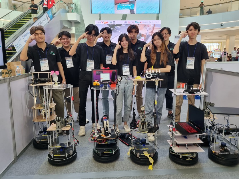 นิสิตคณะวิศวฯ -คณะวิทยาศาสตร์ มก. คว้าแชมป์ และรองแชมป์ ประเทศไทย Thailand Open ROS and Smart Robot Competition 2024