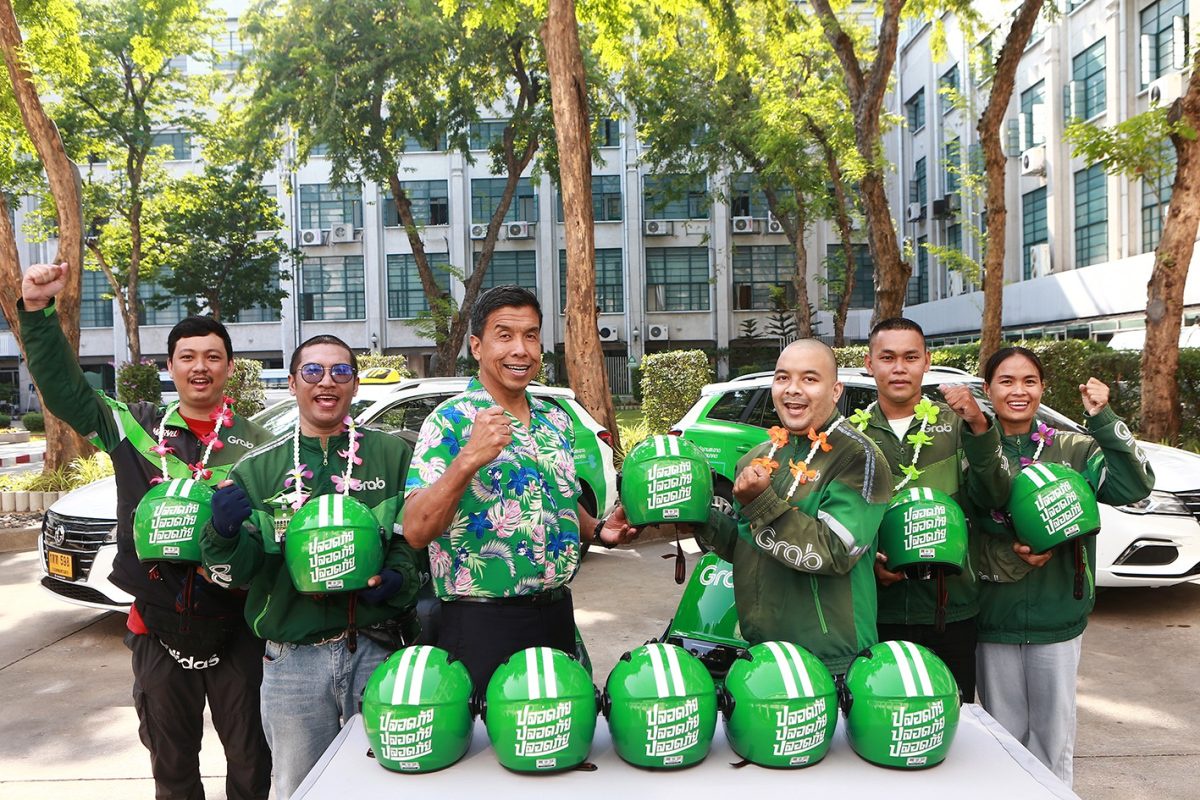 Grab teams up with BMA to Enhance Songkran Safety through Safe Ride | Safe Road Campaign