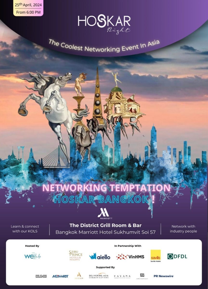 Vibrant Networking Event HoSkar Night Comes to Bangkok Marriott Hotel Sukhumvit