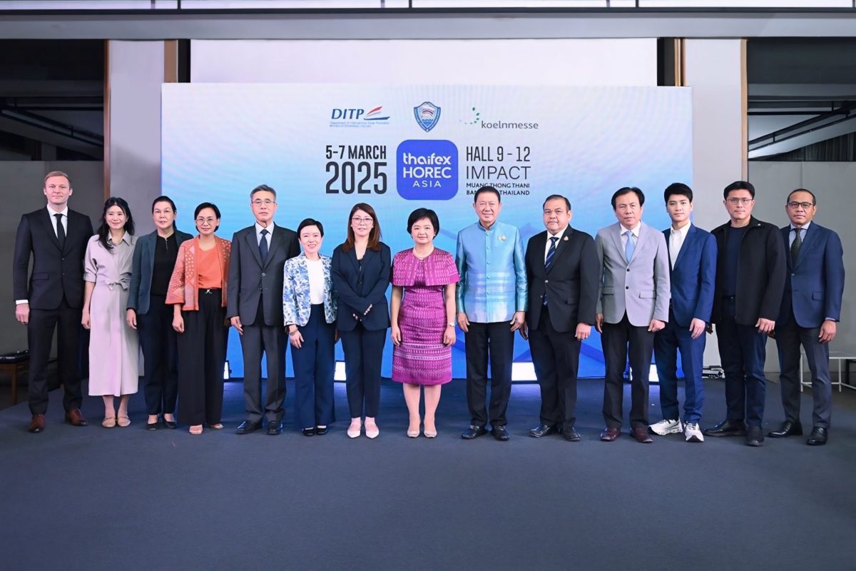 พาณิชย์ DITP จับมือ TCC และ KM สานต่อความสำเร็จ เดินหน้าจัดงาน THAIFEX - HOREC ASIA 2025 คาดเงินสะพัดกว่า 4