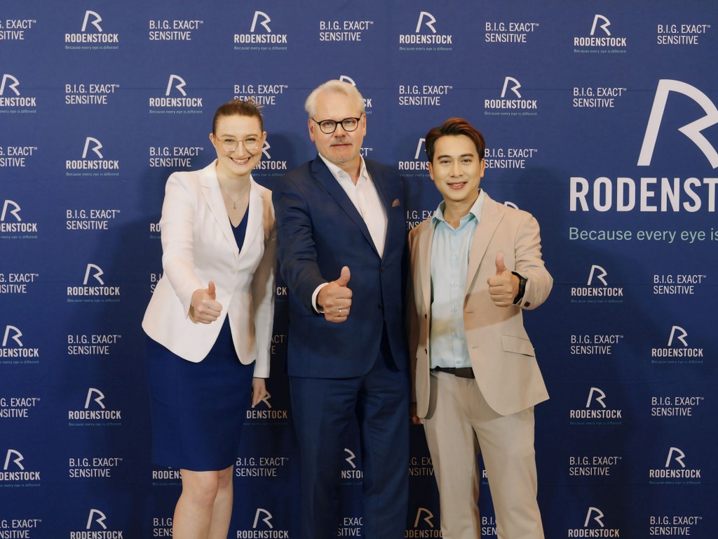 รุ่นแรกของโลก RODENSTOCK เปิดตัวเลนส์แว่นตา B.I.G. EXACT(TM) Sensitive คมชัดทุกมุมมอง เป็นธรรมชาติ ปรับตัวง่าย