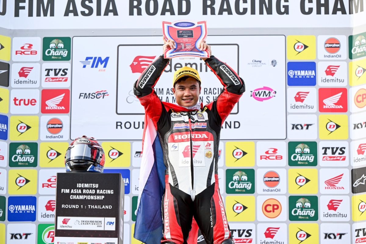 ชิพ-นครินทร์ บิด Honda CBR1000RR-R ย้ำชัยชนะอย่างเหนือชั้น คว้าดับเบิ้ลวิน เก็บคะแนนเต็มจาก 2 เรซ รั้งจ่าฝูงรุ่นใหญ่สุด ASB1000 สนามแรก ARRC 2025