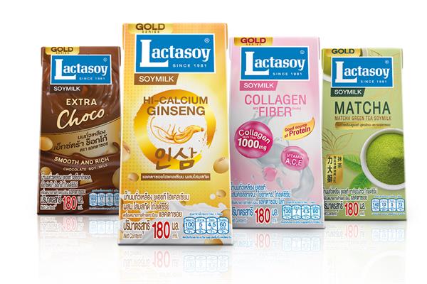 แลคตาซอย เปิดเกมรุกตลาดต้นปี ส่งนมถั่วเหลืองแลคตาซอย โกลด์ซีรีย์ 4 รสชาติ เจาะกลุ่มพรีเมียม