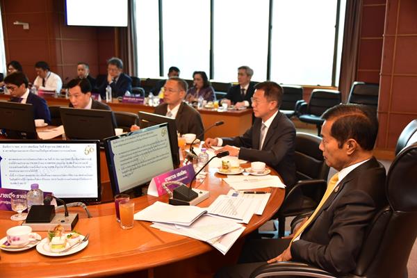 รัฐมนตรีช่วยว่าการกระทรวงคมนาคมตรวจเยี่ยมและติดตามผลสัมฤทธิ์ตามนโยบายที่มอบแก่การบินไทย
