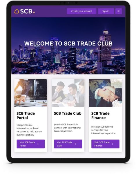 SCB Trade Club to help export-import clients brave economic turbulence with platform connecting them with new trade opportunities and partnerships worldwide