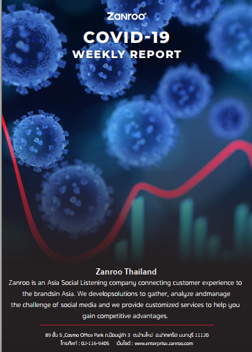 ดาวน์โหลดรายงานการพูดถึงเชื้อไวรัส Covid-19 ประจำวันที่ 18 พฤษภาคม 24 พฤษภาคม จาก Zanroo ได้ฟรี!
