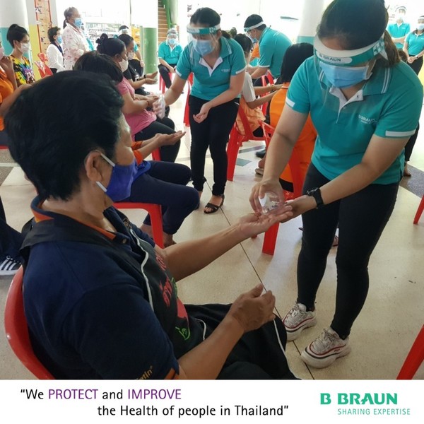 B. Braun (Thailand) บริษัท บี.บราวน์ (ประเทศไทย) จำกัด ร่วมบริจาคให้ชุมชนคลองเตย