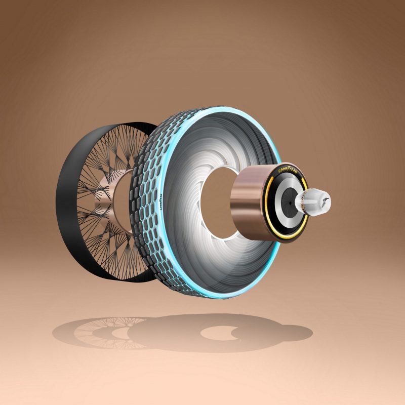 The Goodyear reCharge Concept Making Tire Changing Easy with Customized Capsules that Renew your Tires
