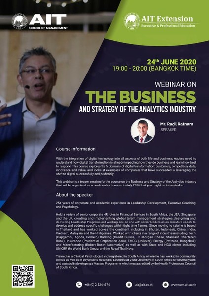 Free Webinar on The business and Strategy of the Analytics Industry 