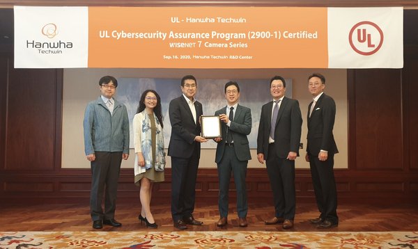 Hanwha Techwin's 'Wisenet7' video surveillance cameras acquired international cybersecurity certification 'UL CAP'