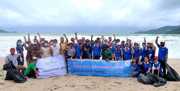 จังซีลอน เดินหน้าโครงการ SAVE THE SEA เก็บขยะมรสุมชายหาด