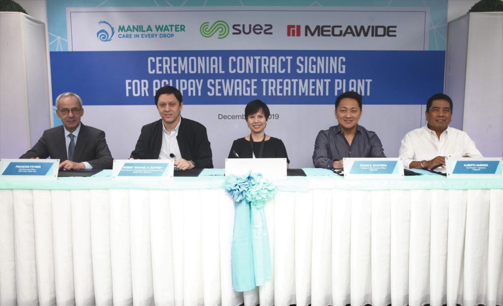 SUEZ คว้าสัญญาในการสนับสนุนการพัฒนาระบบบำบัดน้ำเสียในมหานครมะนิลา ประเทศฟิลิปปินส์