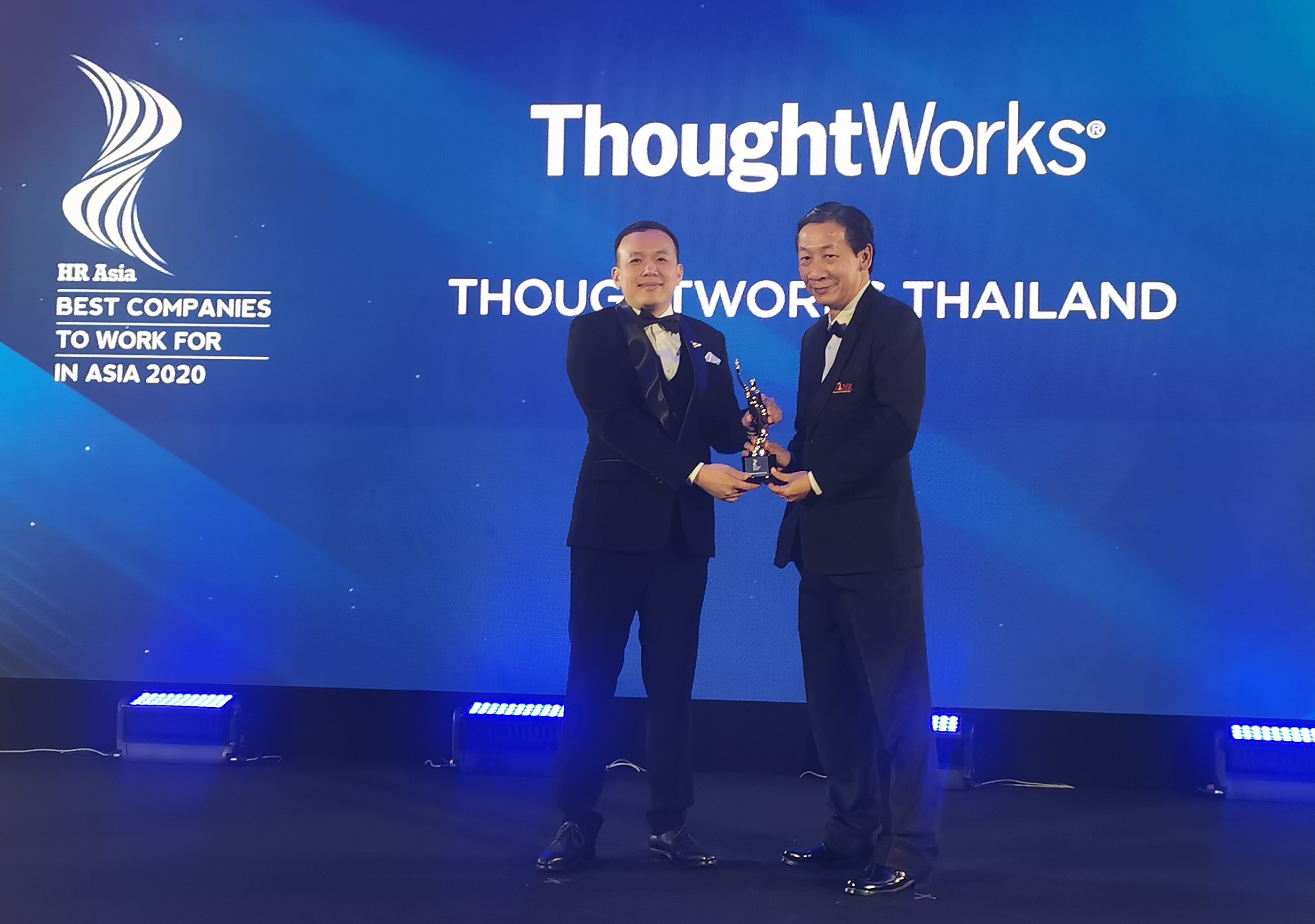 ThoughtWorks ประเทศไทย ได้รับรางวัล บริษัทที่น่าทำงานมากที่สุด ประจำปี 2563 โดย HR Asia