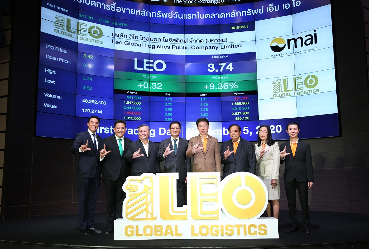 ภาพข่าว: LEO เริ่มซื้อขายในตลาดหลักทรัพย์ เอ็ม เอ ไอ วันแรก