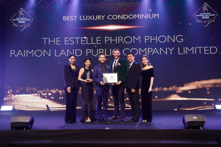 The Estelle Phrom Phong โดย ไรมอน แลนด์ คว้ารางวัล BEST LUXURY CONDOMINIUM Southeast Asia Awards 2020